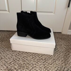 Women’s black ankle boots